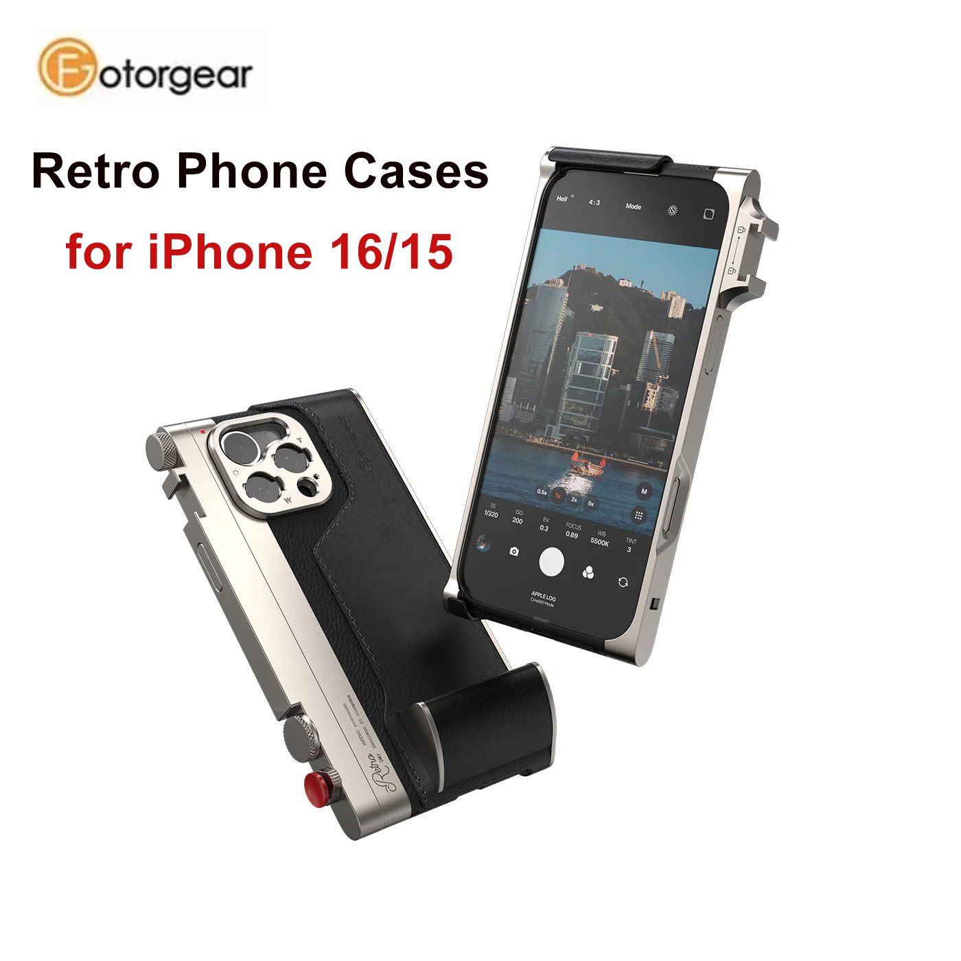 Photography With Iphone 15 - Fotorgear Kits de fotografía profesional retro
