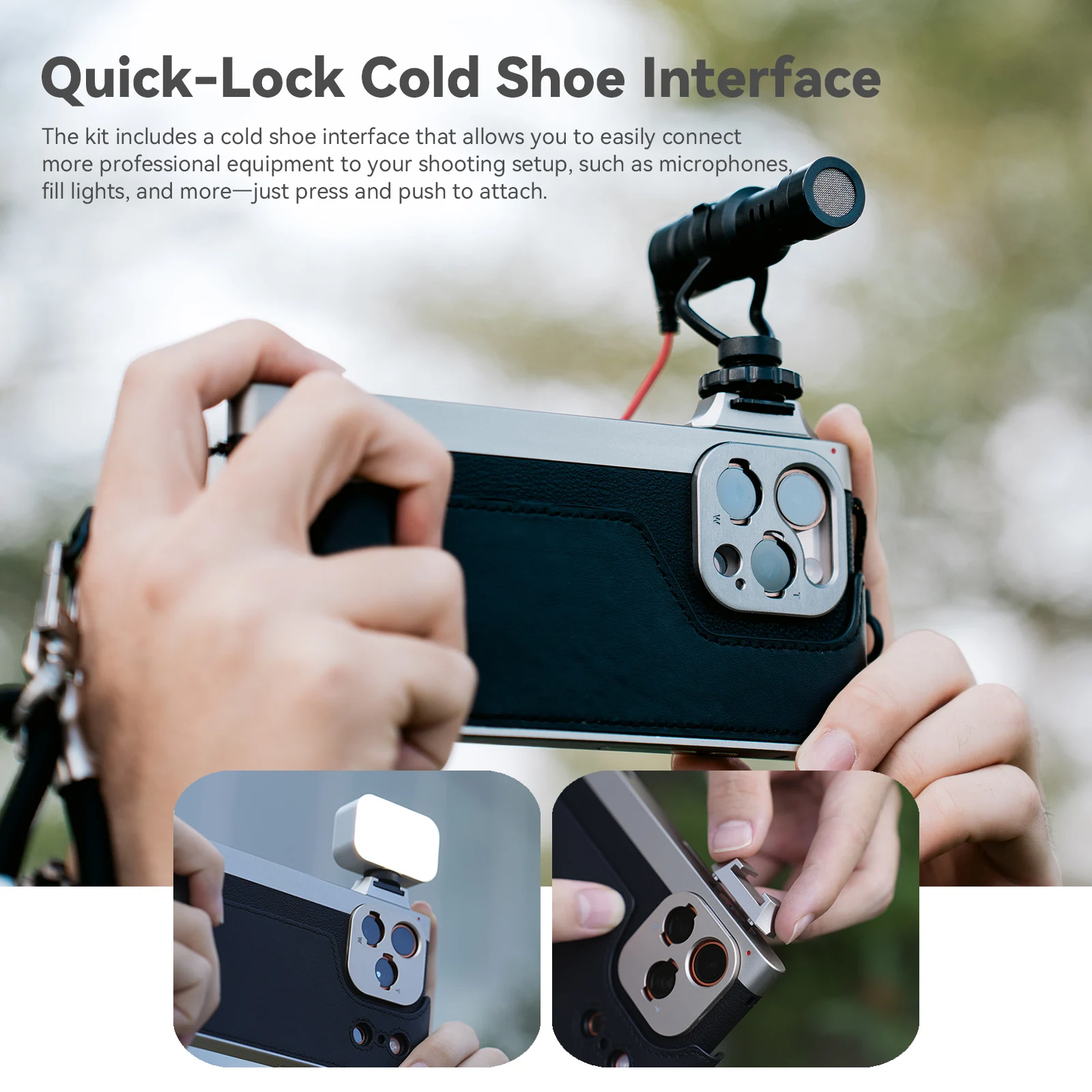 Photography With Iphone 15 - Funda Fotográfica Retro para Teléfono Móvil