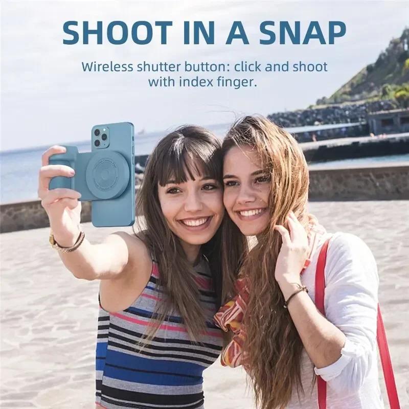 Photography With Iphone 15 - Empuñadura con control remoto Bluetooth para