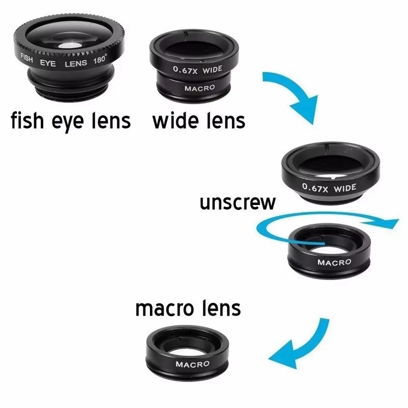 Lente Ojo de Pez 3 en 1 para T - Photography Xiaomi reseña y precio
