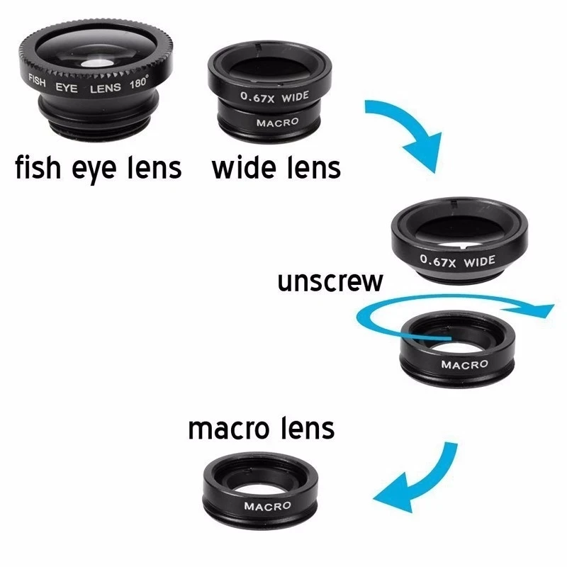 Lente de Cámara Micro 3 en 1 c - Photography Xiaomi reseña y precio