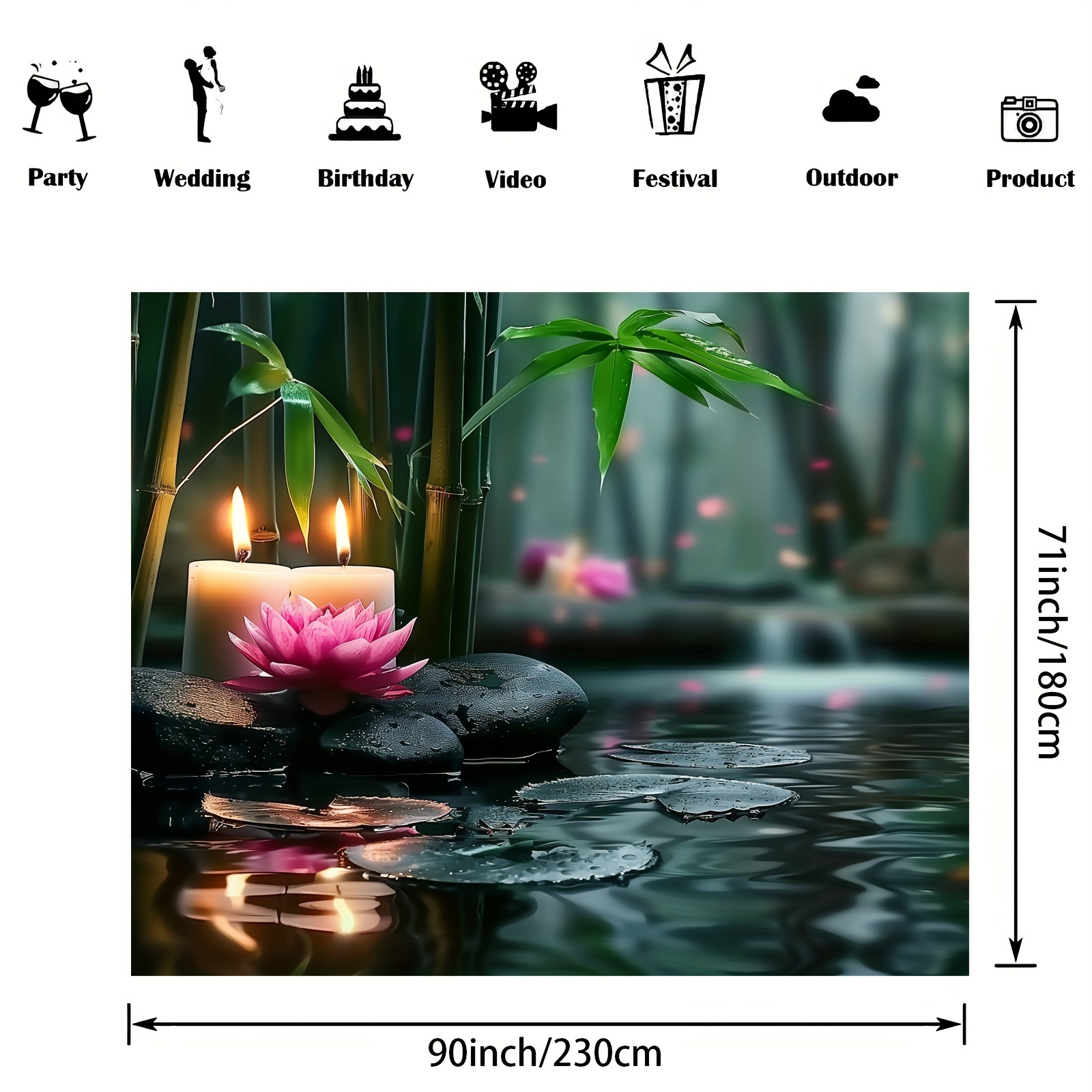 Fondo de fotografía de jardín  - Photography Zen reseña y precio