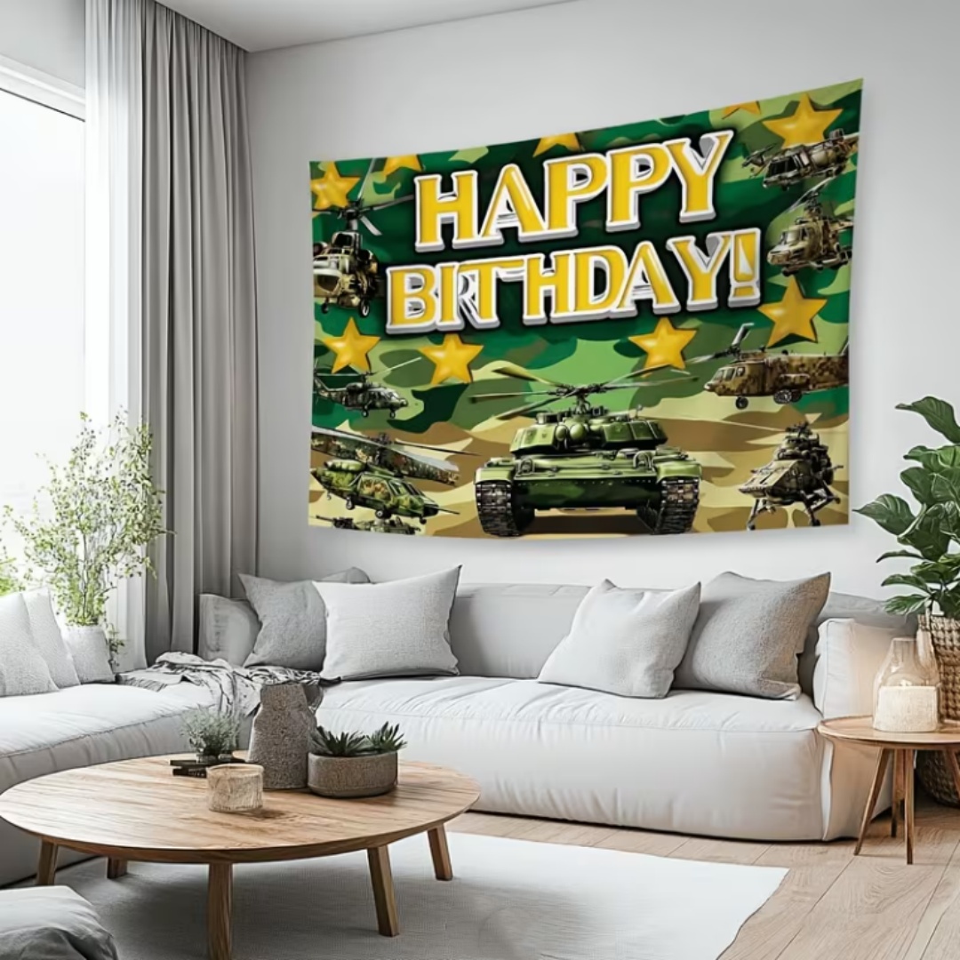 Decoración de Fiesta de Cumple - Photography Of War reseña y precio