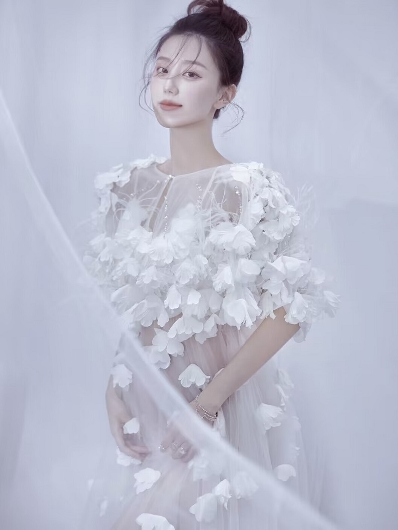 Vestido largo de tul para sesi - Photography Club reseña y precio