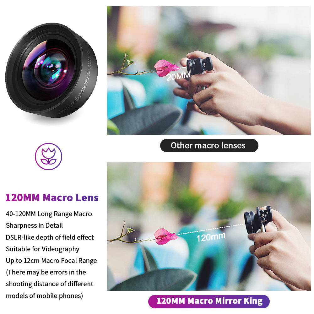 MARTVSEN Lente macro de 120 mm - Photography Close Up reseña y precio